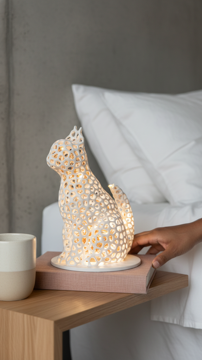 Voronoi Glow Cat