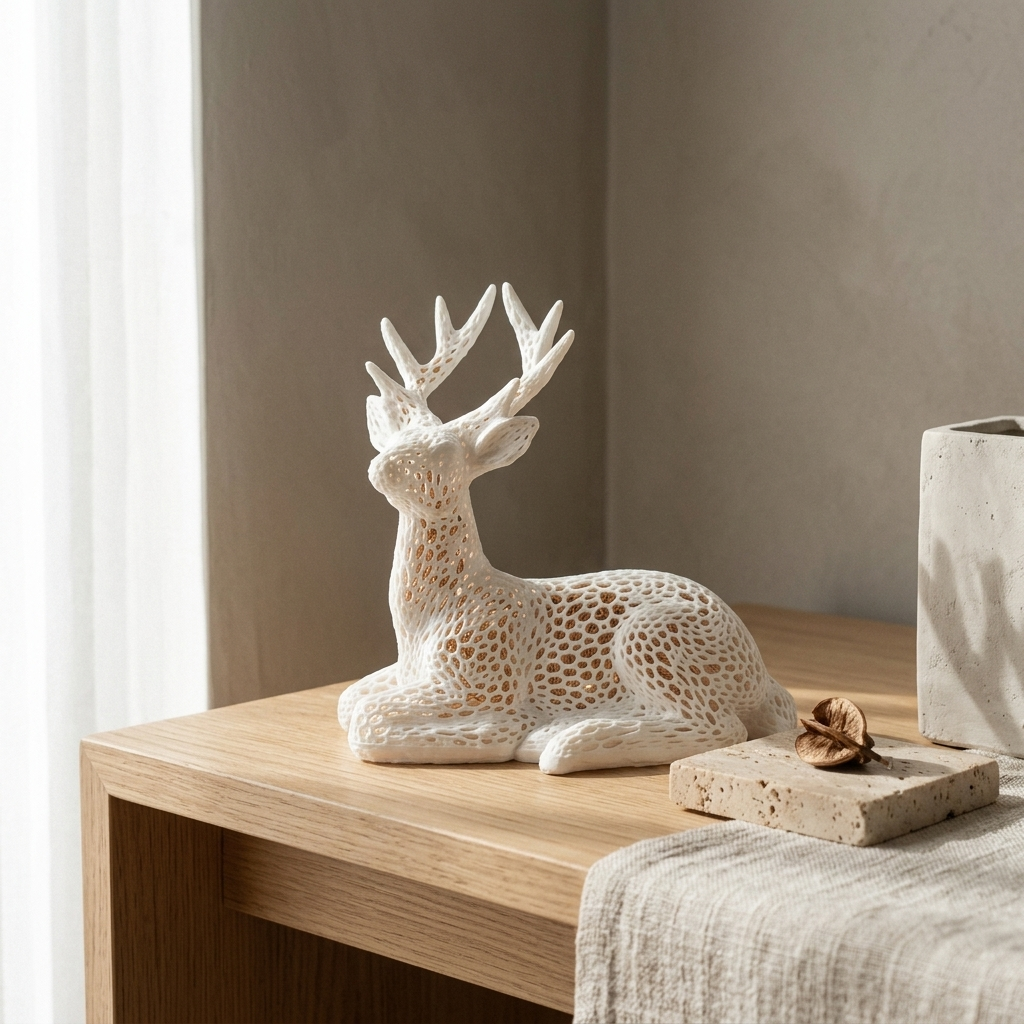 Voronoi Glow Deer