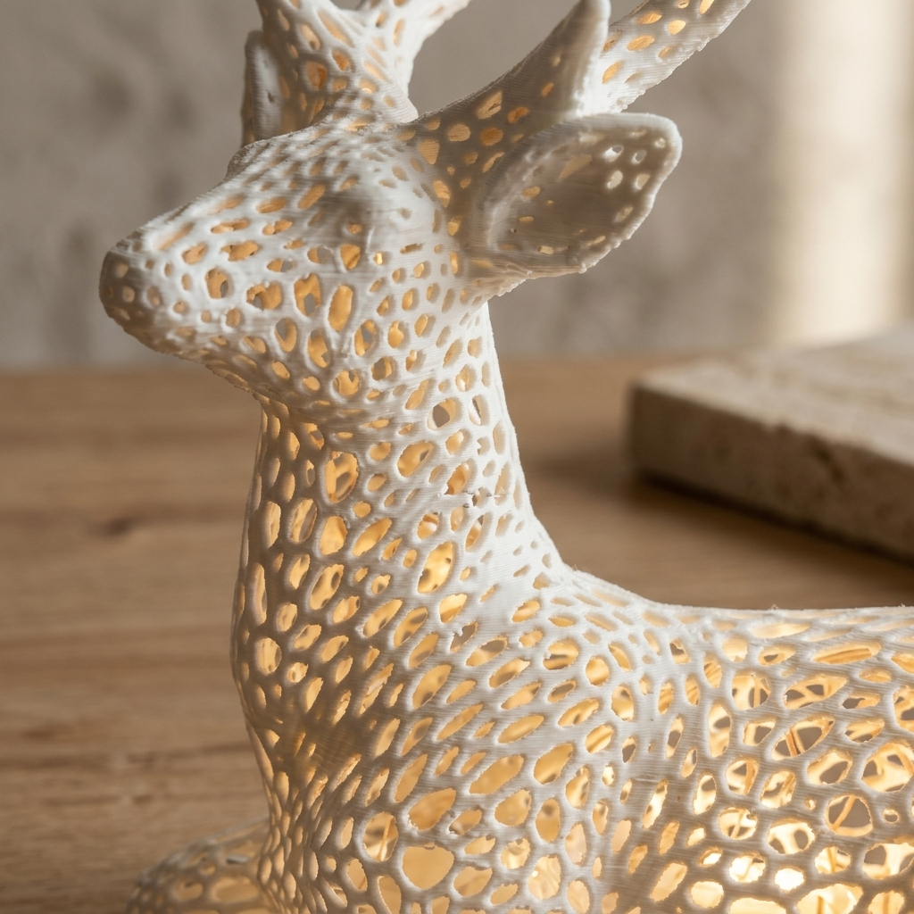 Voronoi Glow Deer