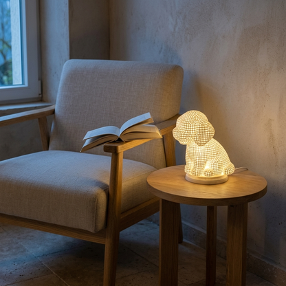 Voronoi Glow Dog