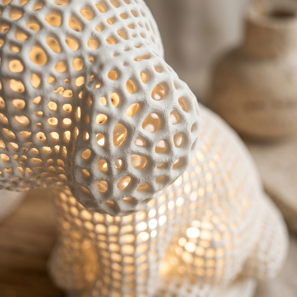 Voronoi Glow Dog