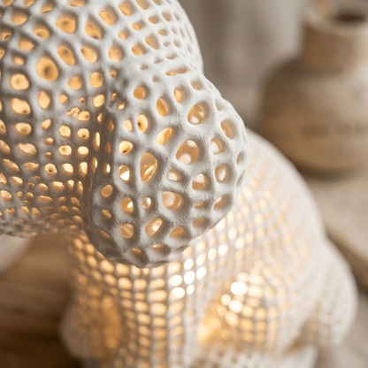 Voronoi Glow Dog